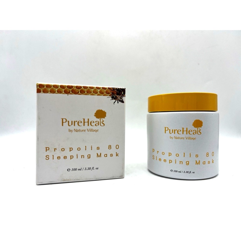 Pureheals By Nature Village 80 Honeybee Propolis Sleeping Mask 3.38oz New in Box